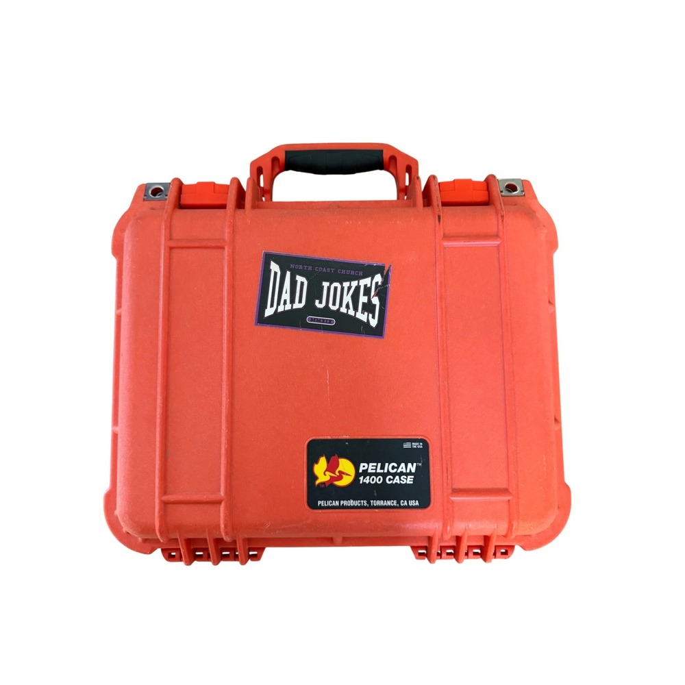 Pelican 1400 Case Orange Watertight Hard Shell Protective Equipment Foam